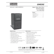 Goodman GMES92 manual cover