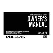 Polaris Outlaw 70 EFI manual cover