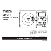 Tascam CD-GT1 manual cover