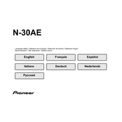 Pioneer N-30AE manual cover