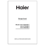 Haier HIH-V60HM-C manual cover