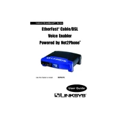 Linksys BEFN2PE Cable DSL Voice Enabler manual cover