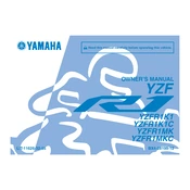 Yamaha YZFR1K1, YZFR1K1C, YZFR1MK, YZFR1MKC YZF R1 2019 manual cover