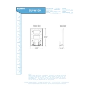 Sony SU-W100 manual cover