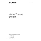 Sony HT-SF470 manual cover