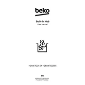 Beko HQAW75225SX manual cover