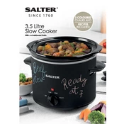 Salter EK2842 3.5 Litre Slow Cooker manual cover