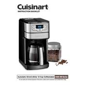 Cuisinart DGB-400 manual cover