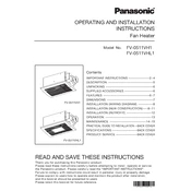 Panasonic FV-0511VH1 manual cover