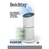 Beldray EH3349EGFOB Clean Air Purifier manual cover