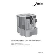 Jura Impressa XS95 XS90 One Touch Coffee Machine manual cover