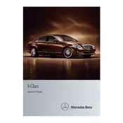 Mercedes-Benz S-Class 2012 manual cover