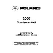 Polaris 2000 Sportsman 6x6 manual cover