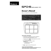 Roland SPD-6 manual cover