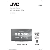 JVC LT-43C790 manual cover