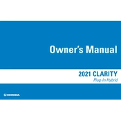 Honda Clarity Plug-In Hybrid 2021