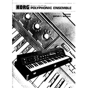 KORG PE-1000 manual cover