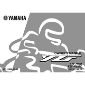 Yamaha YZF-R6M, YZF-R6MC YZF 2000 manual cover