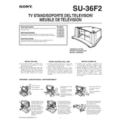 Sony SU-36F2 manual cover