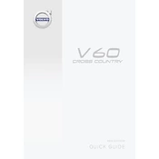 Volvo V60 2016 Cross Country manual cover