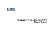 Epson PowerLite Home Cinema 1450 manual cover