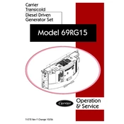 Carrier 69RG15 manual cover