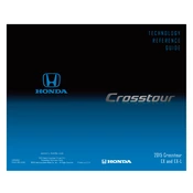 Honda Crosstour EX and EX-L 2015 Technology manual cover