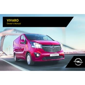 Opel Vivaro 2017 manual cover