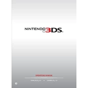 Nintendo 3DS Operations manual cover