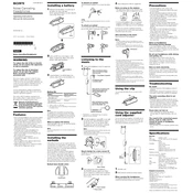 Sony MDR-NC13 manual cover