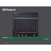 Roland TR Editor manual cover