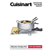 Cuisinart CFO-3SS manual cover