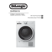 DeLonghi DHP8W19 manual cover