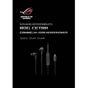 ASUS ROG Cetra Headphones manual cover