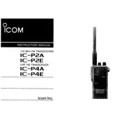 Icom IC-P4A Transceiver manual cover