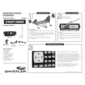 Whistler WS1065 Radio Scanner manual cover