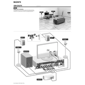 Sony DAV-DX375 manual cover