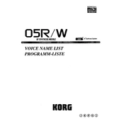 KORG 05RW