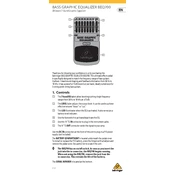 Behringer BEQ700 manual cover