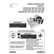 Lennox GCS16−024 GCS20−024 manual cover