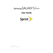 Samsung Galaxy S4 Mini Sprint SPH-L520ZKASPR Phone manual cover