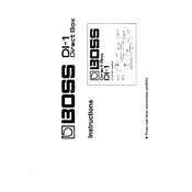 Boss DI-1 manual cover