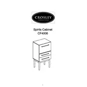 Crosley CF4006 Cabinet manual cover