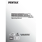 Ricoh Pentax K10D manual cover