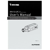 Vivotek IP9172-LPC Camera manual cover