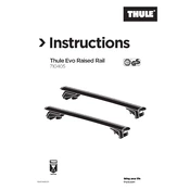 Thule Evo Raised Rail 710405 manual cover