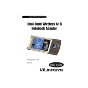 Linksys WPC51AB Notebook Adapter manual cover