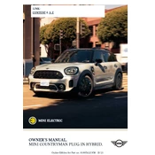 Mini SE Countryman 2022 manual cover