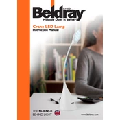 Beldray EH1761 Crane LED Lamp manual cover