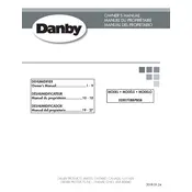 Danby DDR070BBPBDB Dehumidifier manual cover